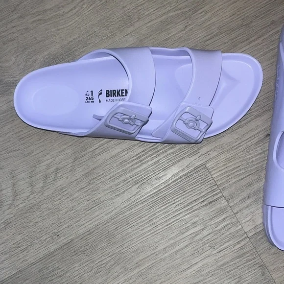 Purple Slide Sandals - Picture 3 of 9